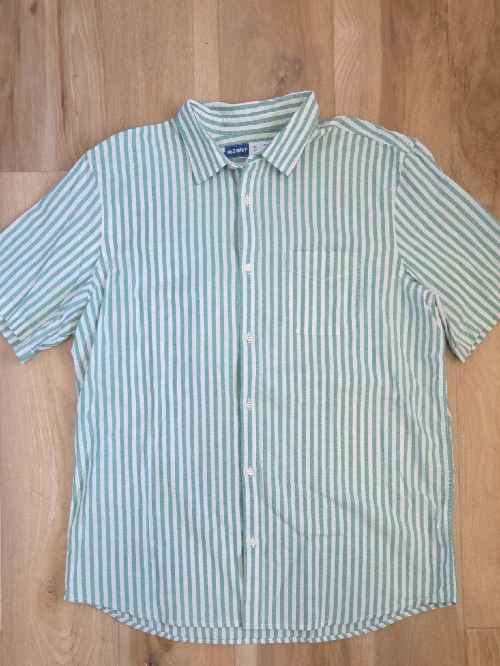 Striped Preppy Shirt Size XL
